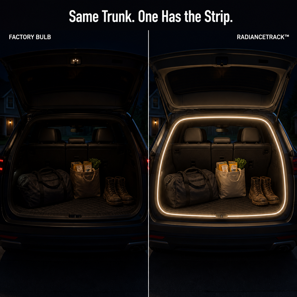 RadianceTrack™ — Floods Your Trunk With Auto-On Light Every Time You Open It