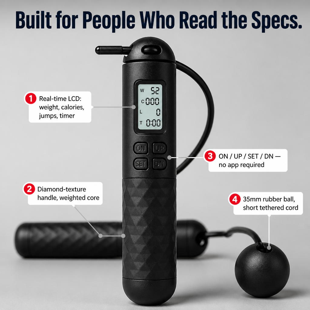 PulseRope™ — Get Real Jump-Rope Cardio Without Whipping Your Shins