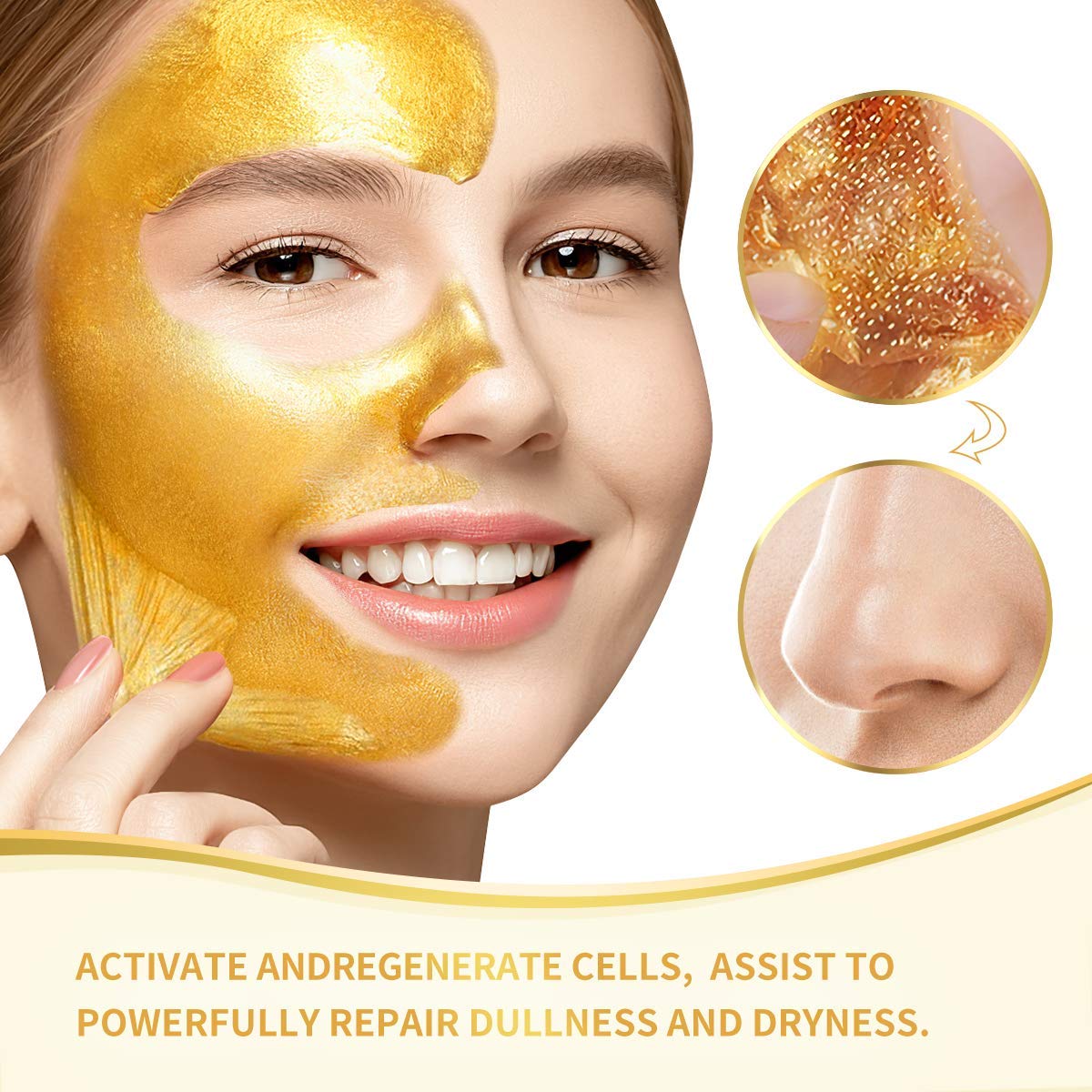 LumiDerma™ 24K Gold Peel Off Mask — Unleash Your Glow with Youthful, Radiant Skin Every Day