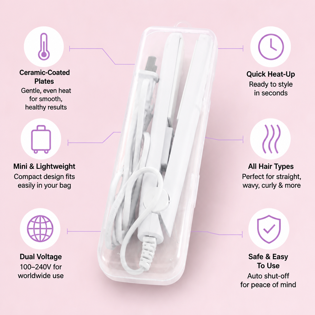 VioraLux™ Mini Styler — Salon-Perfect Hair That Turns Heads Everywhere You Go