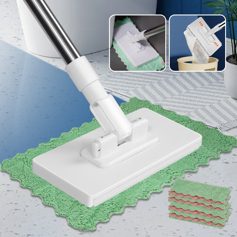 Extendable Hygienic Mop with Cloth Holder