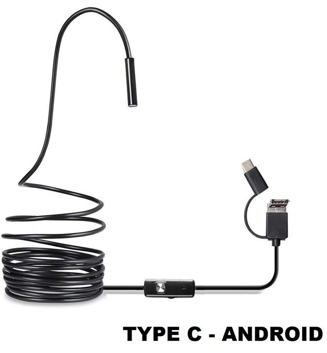 Endoscope Lens | Bendable Inspection in Narrow Areas | Variable LED Illumination | ScopeFlex