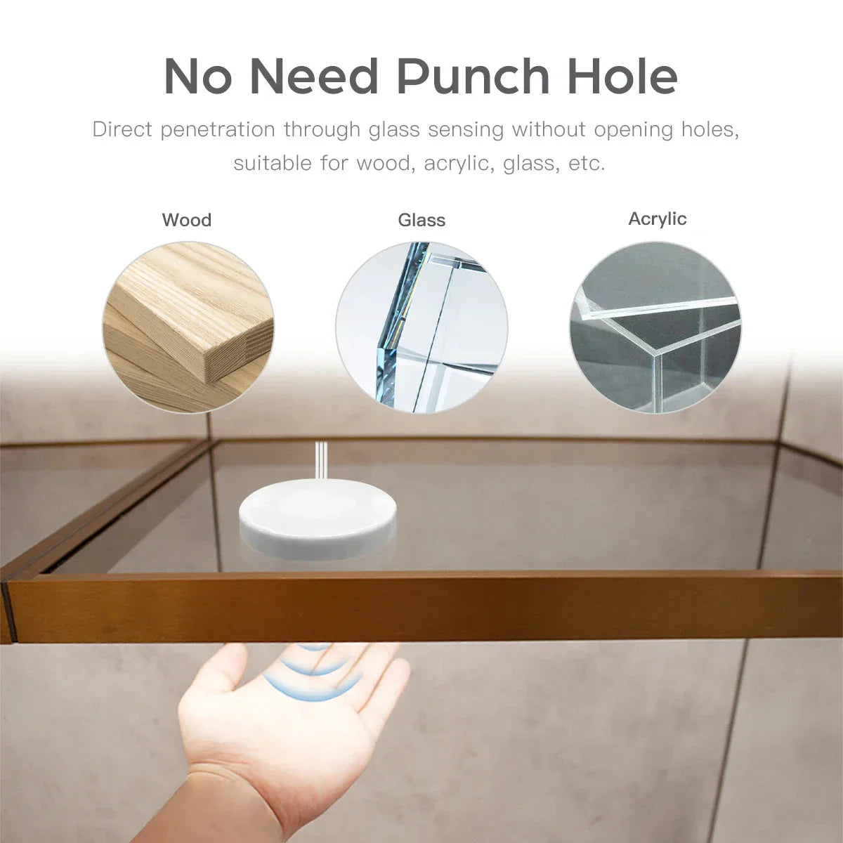 Under-Cabinet LED Light with Sensor – Touchless and Dimmable