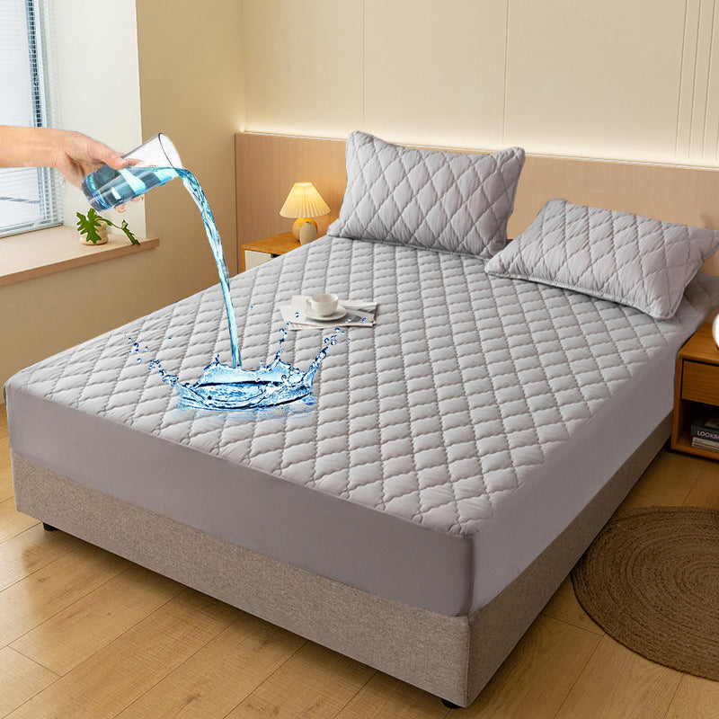 FortiRest™ Bedding Set — Sleep Soundly with Plush, Waterproof Protection That Never Shifts