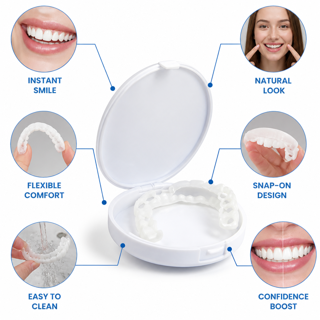 SmileEase™ — Instantly Unlock a Perfect Smile That Lights Up Every Room