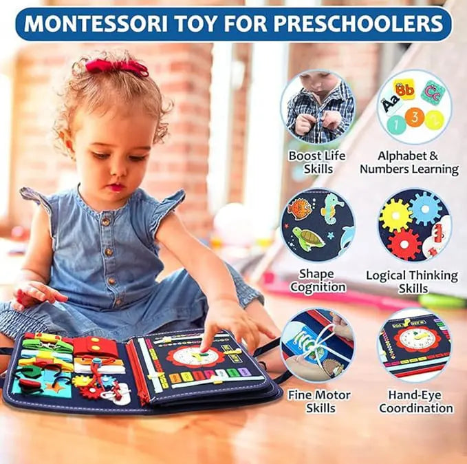 Touch Panel – Montessori Educational Toy for Kids' Motor Skill Growth