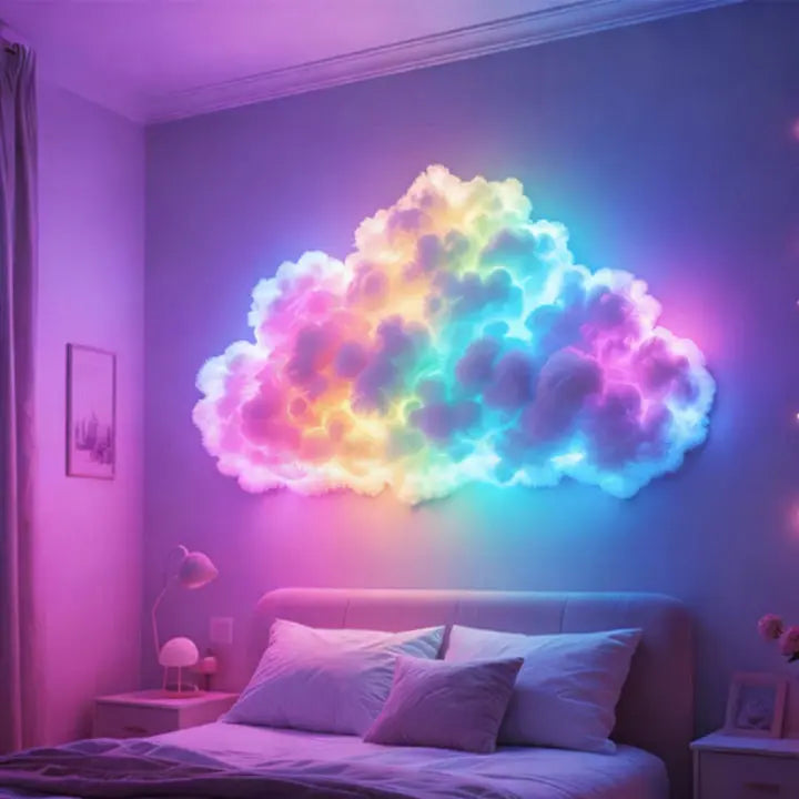 LED Cloud-Shaped Wall Light