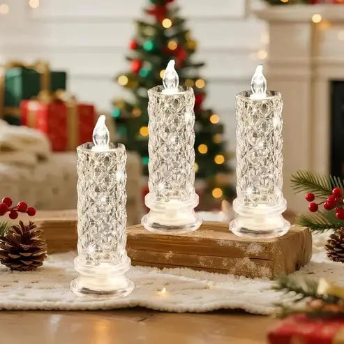 Crystal Glow LED Candles – Radiant Light Moments for the Holiday Season