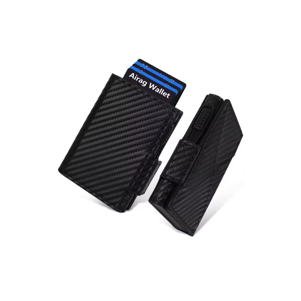 Men's Wallet with Invisible Protection – Smart Security for Carefree Freedom