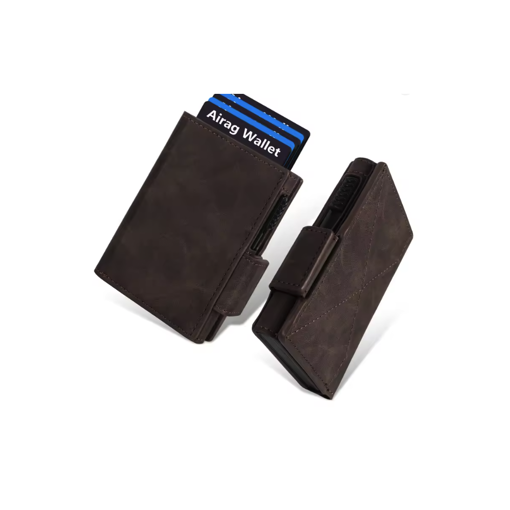 Men's Wallet with Invisible Protection – Smart Security for Carefree Freedom