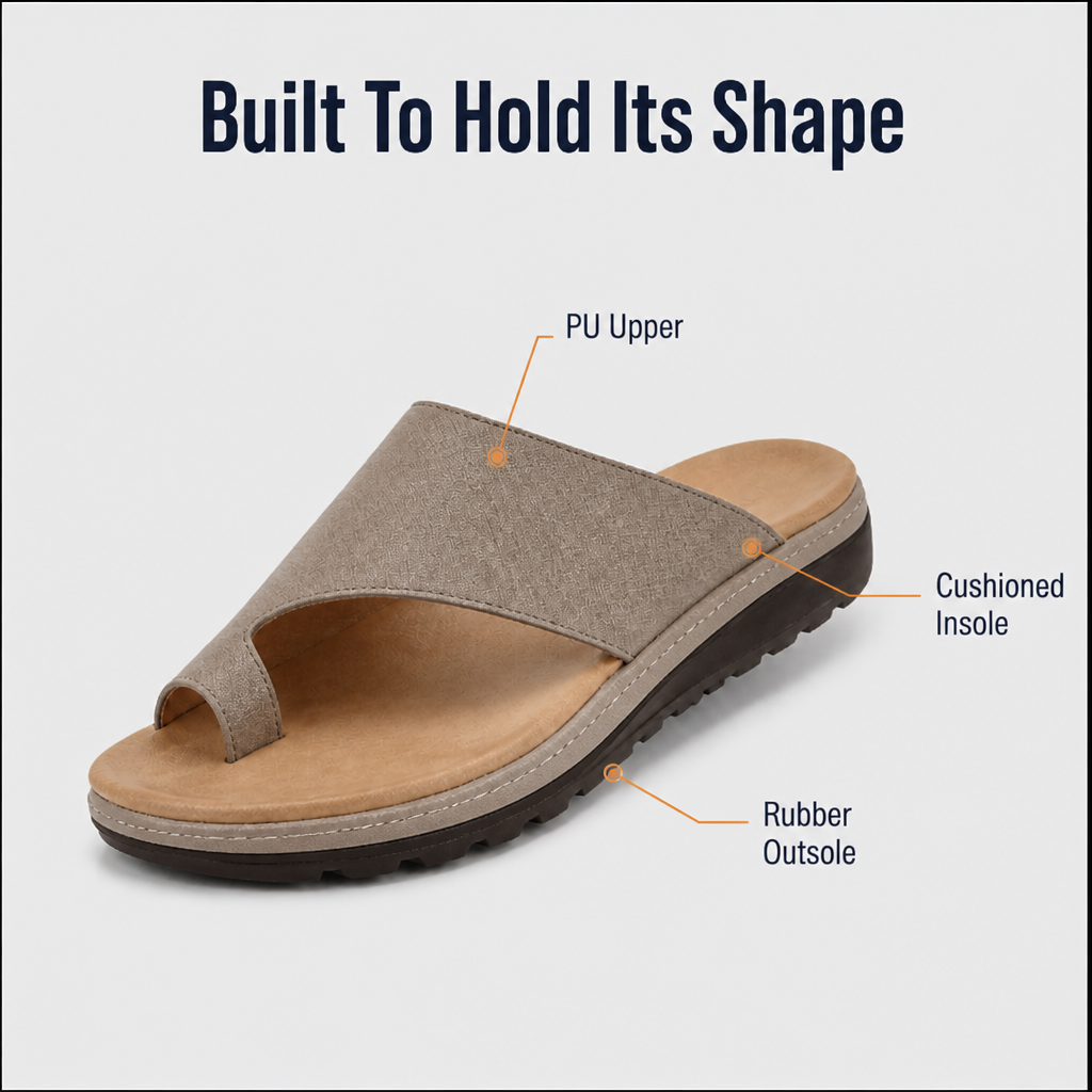 ErgoSlide™ Comfort Sandals — Walk Pain-Free with Style and All-Day Confidence