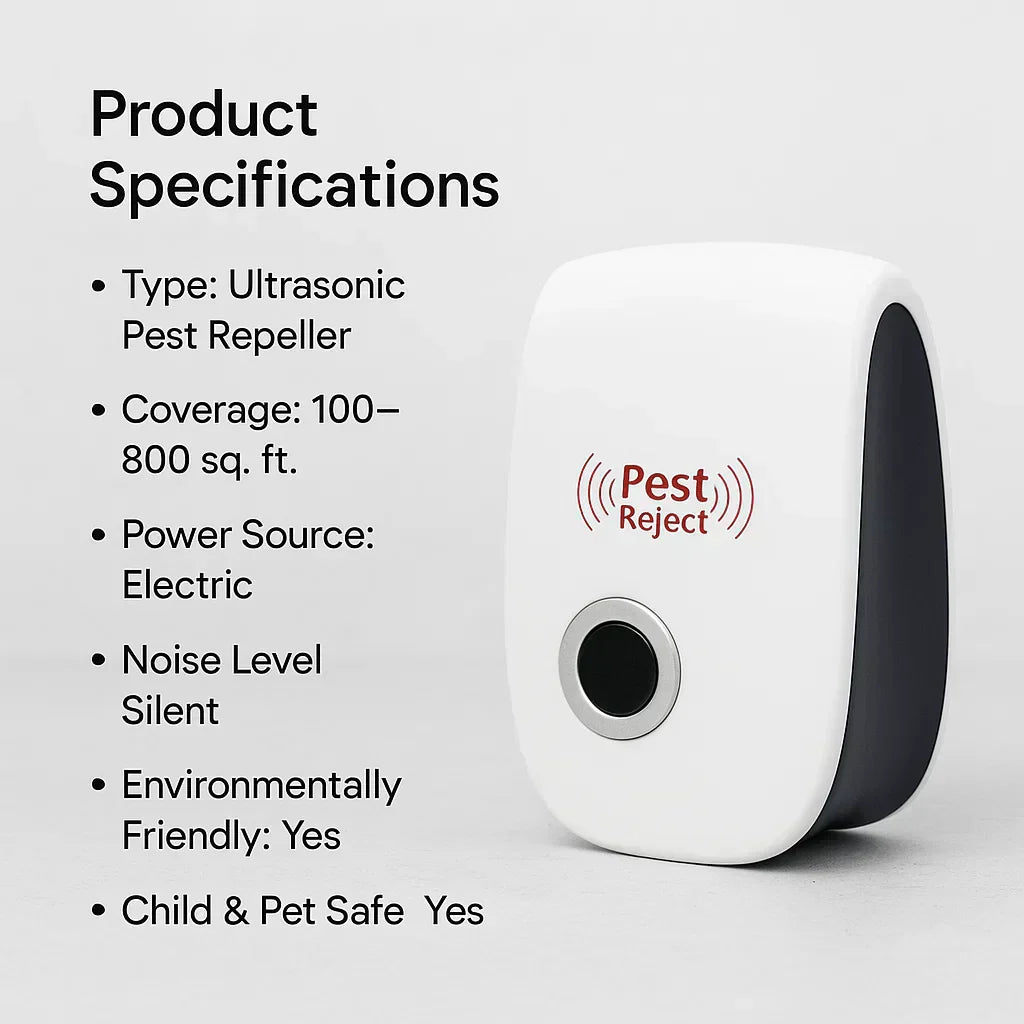 Ultrasonic Squirrel Repellent for Gardens and Yards - 48 Hour Effect