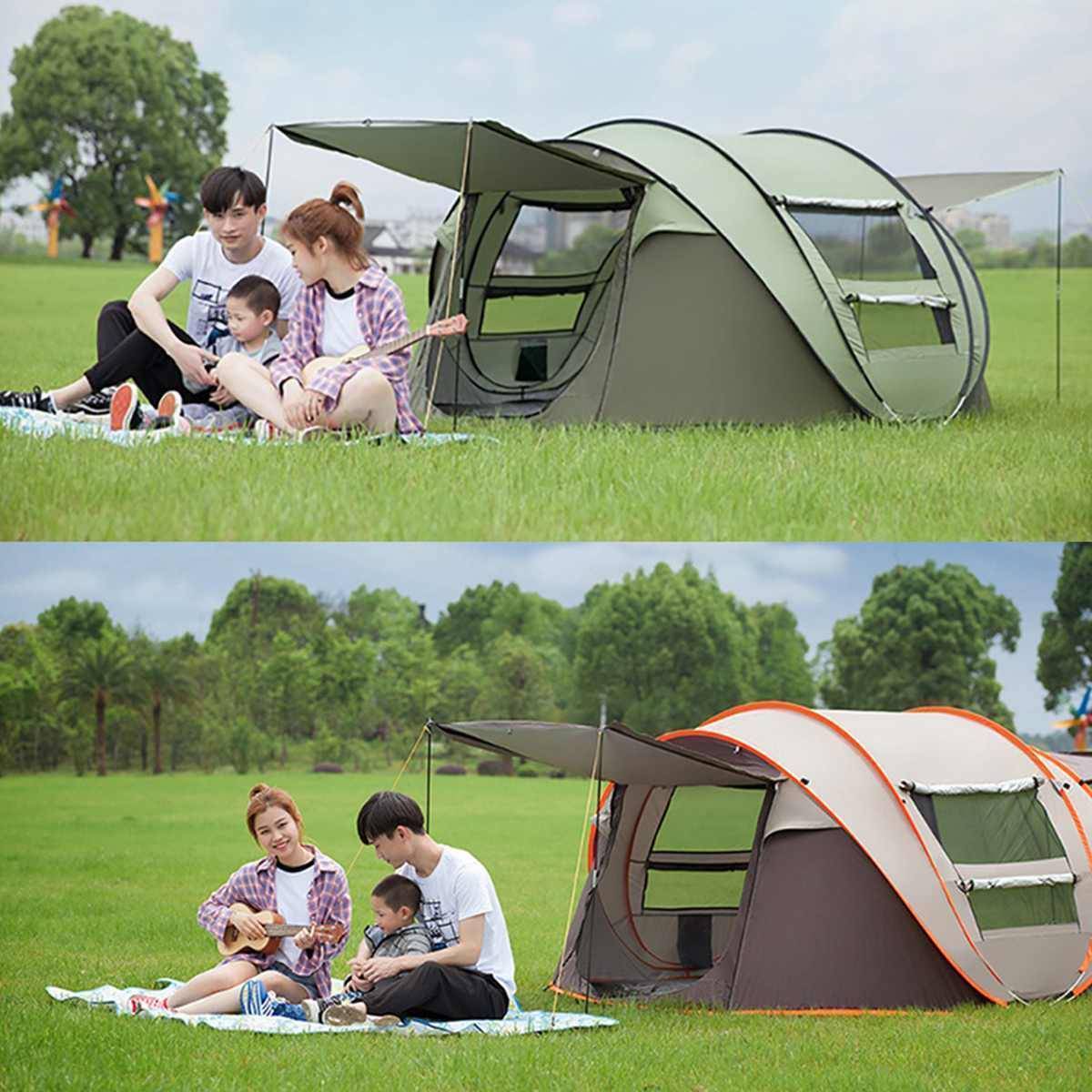 Family Camping Tent - Waterproof and Automatic for Outdoor Use