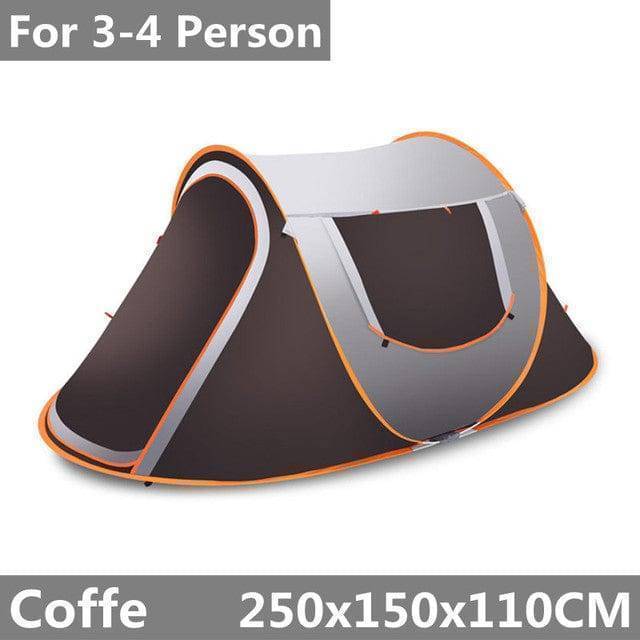 Family Camping Tent - Waterproof and Automatic for Outdoor Use