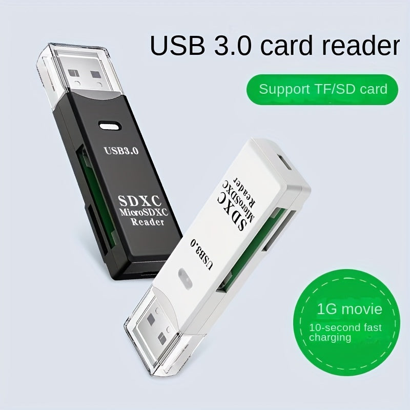 SD and MicroSD Card Reader with USB 3.0 Connectivity