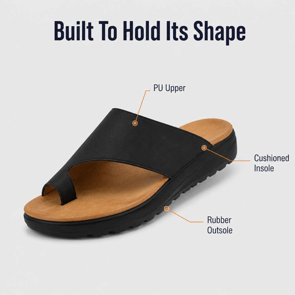 ErgoSlide™ Comfort Sandals — Walk Pain-Free with Style and All-Day Confidence