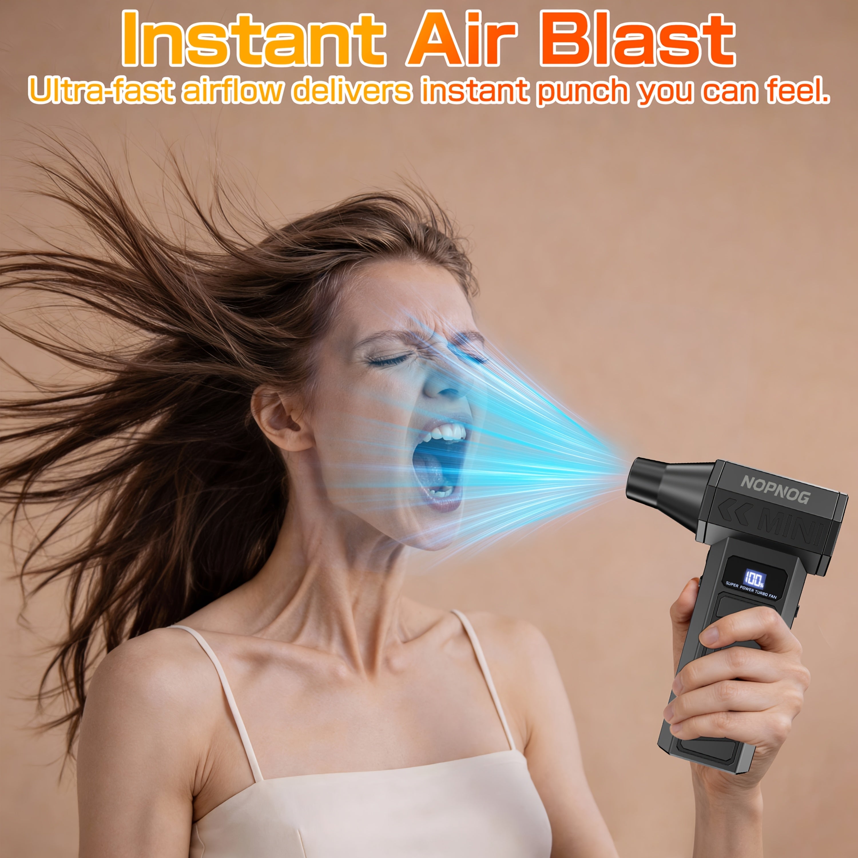 2-in-1 Air Blower and Mini Vacuum Cleaner