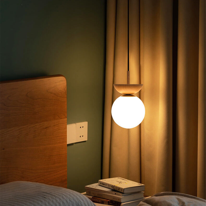 Glass Sphere Ceiling Lamp