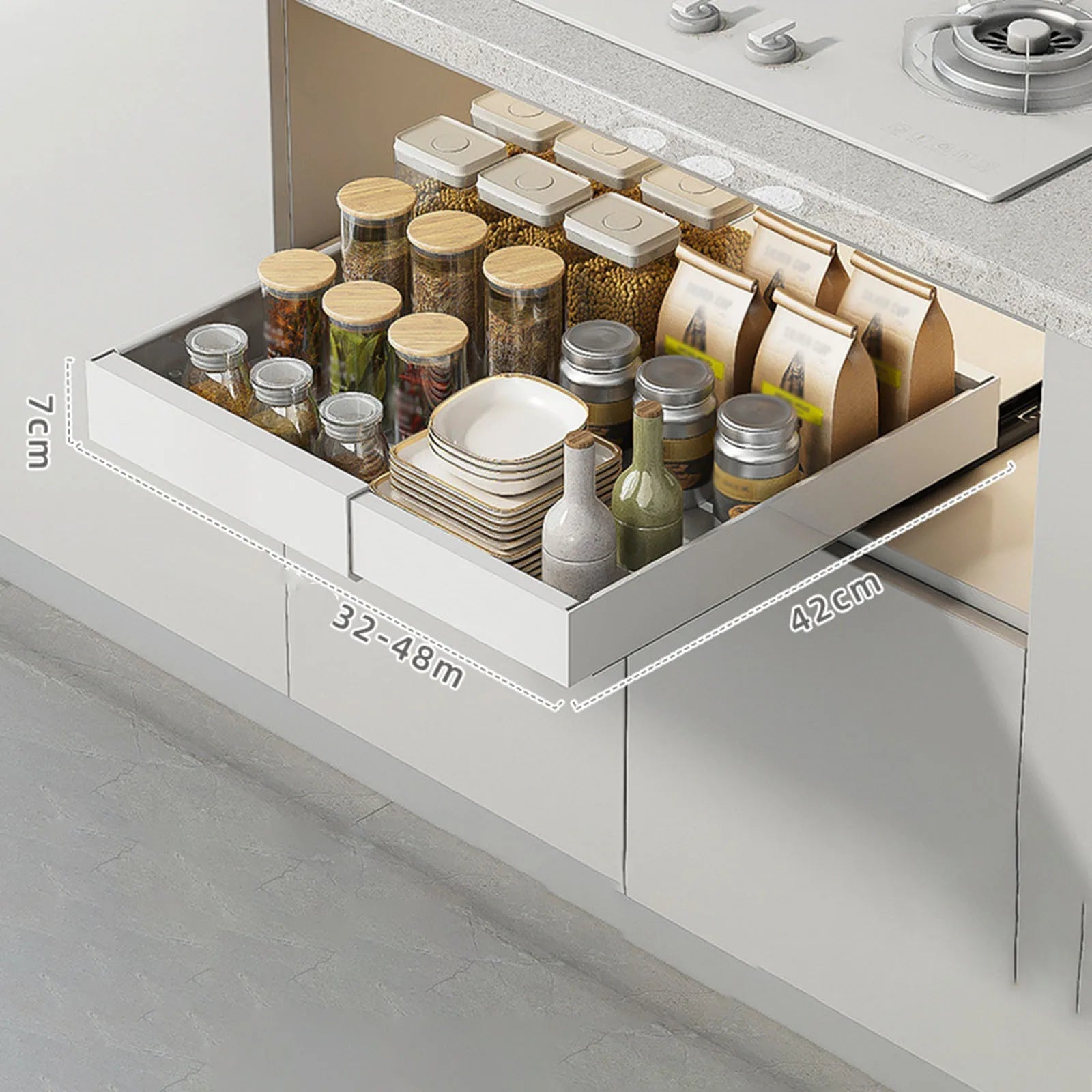 GlideEase™ — Effortless Kitchen Order That Doubles Your Space and Calms Your Chaos