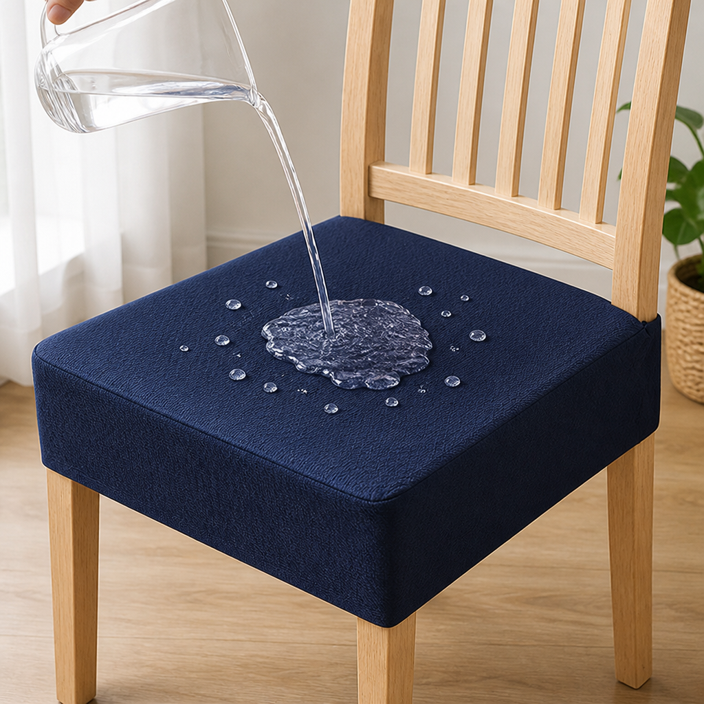AquaGuard™ Woven Chair Covers — Slip-Resistant Comfort with Unstoppable Waterproof Protection