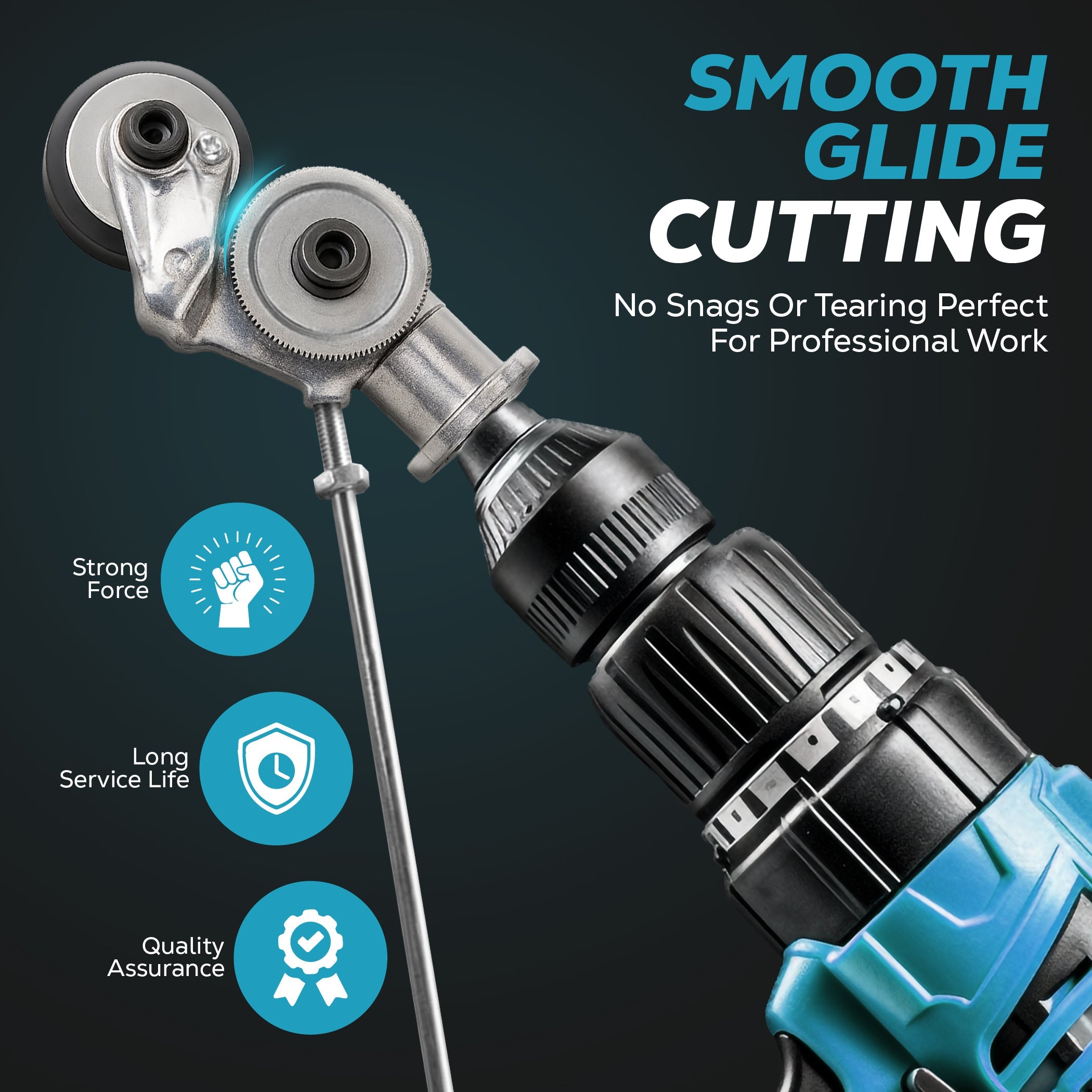 MetalSlice™ — Transform Your Drill into a Precision Metal-Cutting Powerhouse