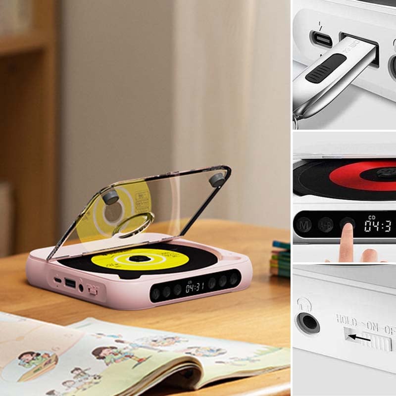 Portable CD Player with Bluetooth – Sound Wonder Go
