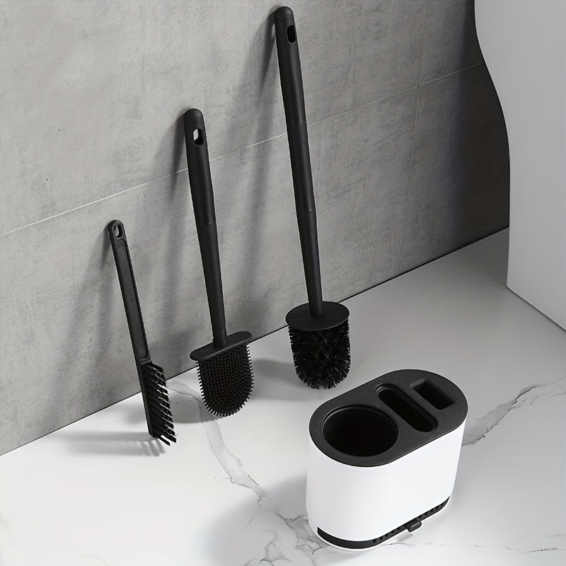 Silicone Toilet Brush with Holder