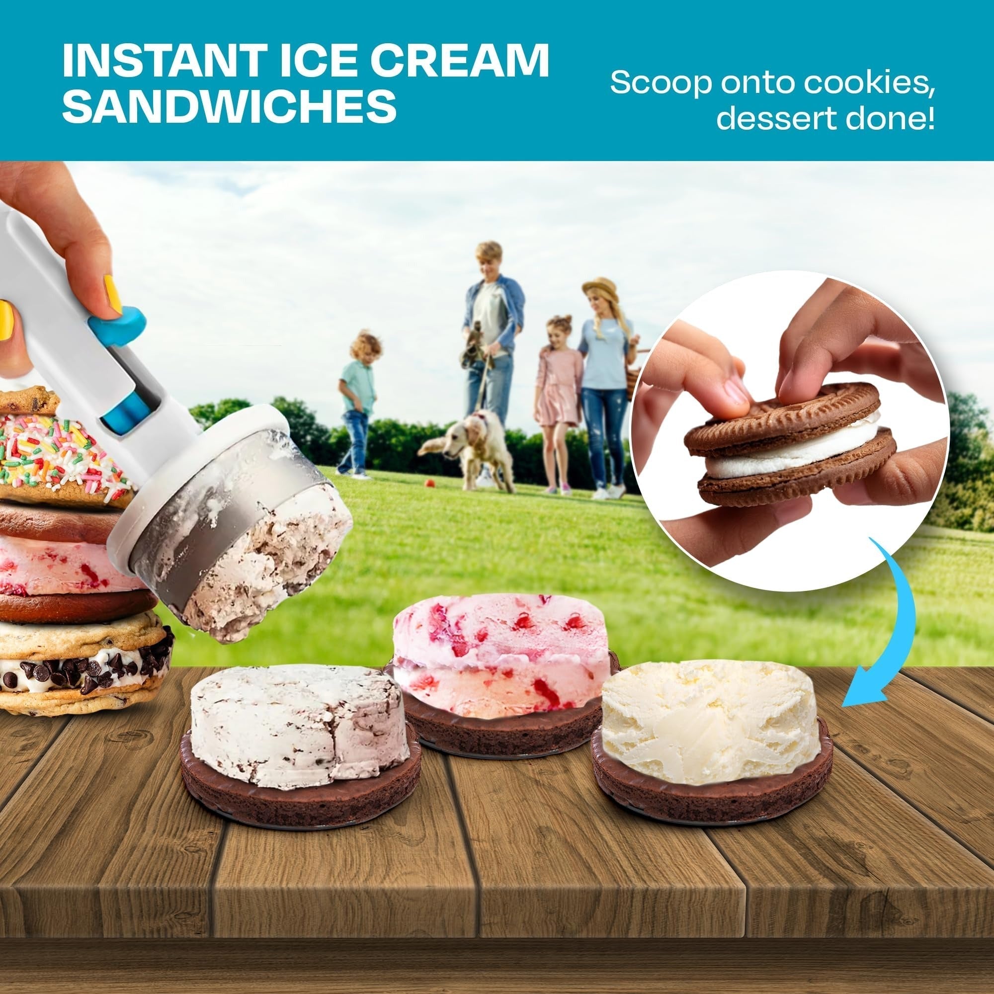 Perfectly Portion Ice Cream Sandwiches for Mess-Free Enjoyment