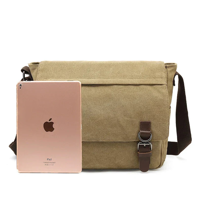 Stylish Canvas Shoulder Bag for Organized Travel