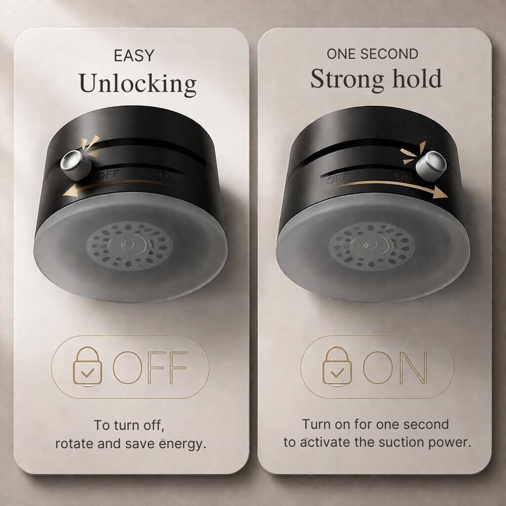 Car Phone Mount with Suction Base | Magnetic Hold | Flexible, Rotatable and Foldable | Magnevo