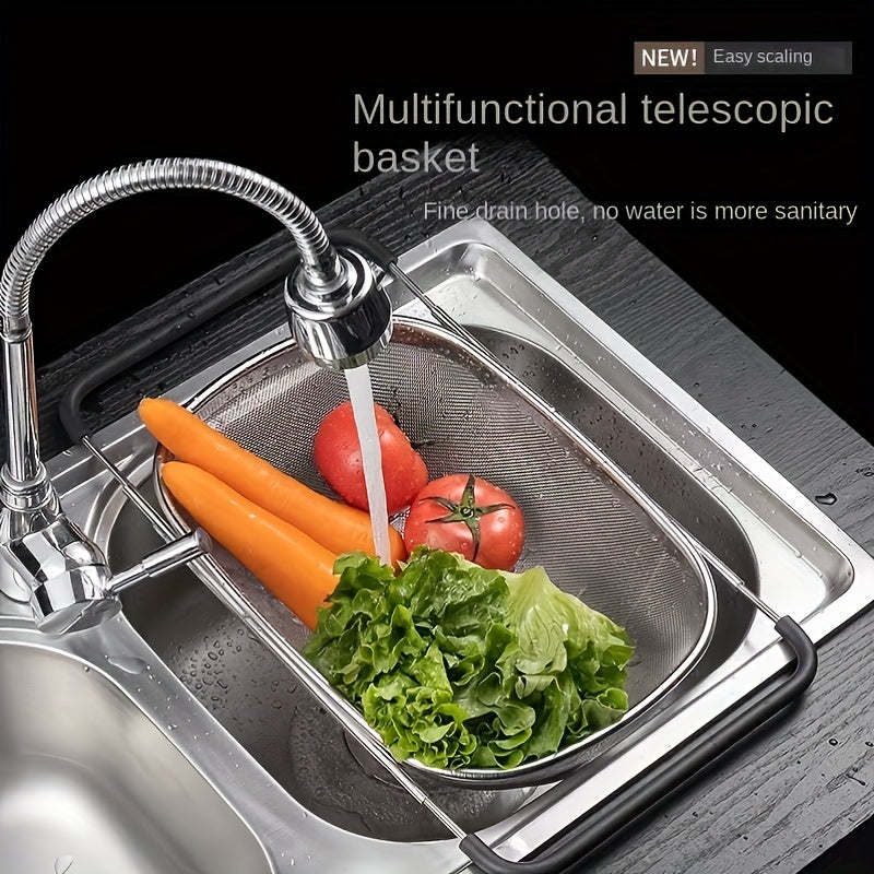 Retractable Stainless Steel Sink Strainer