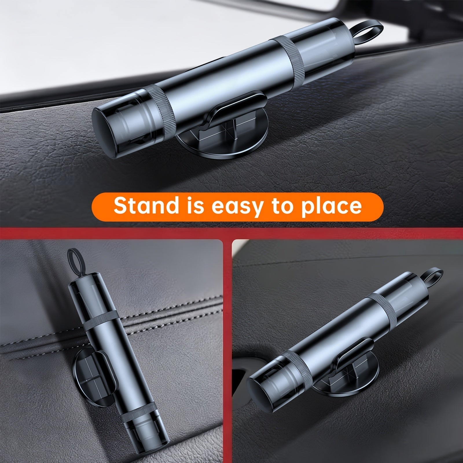 Emergency Car Rescue Hammer with Seatbelt Cutter