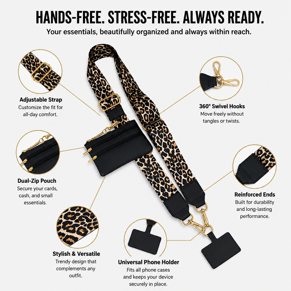 GripFlux™ — Move Light, Stay Handsfree, and Own Every Moment with Confidence