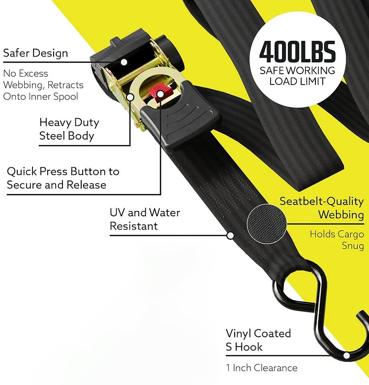 Turbo Strap - Securely and Quickly Fasten Loads Without Tangles!