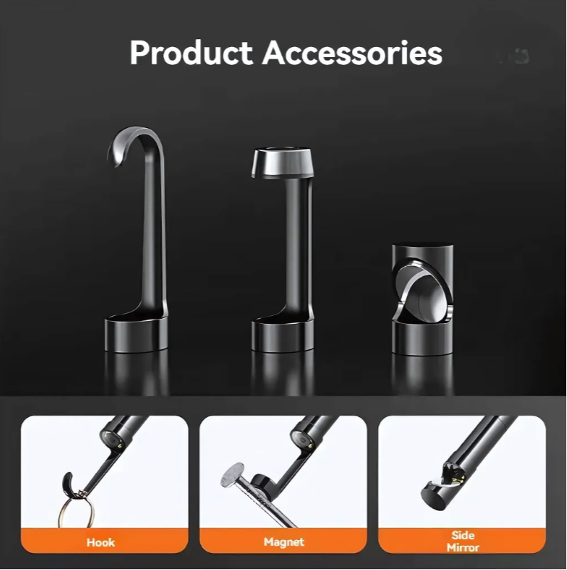 Endoscope Lens | Bendable Inspection in Narrow Areas | Variable LED Illumination | ScopeFlex