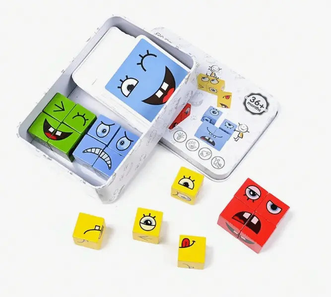 3D Facial Puzzle – Engaging & Educational Toy