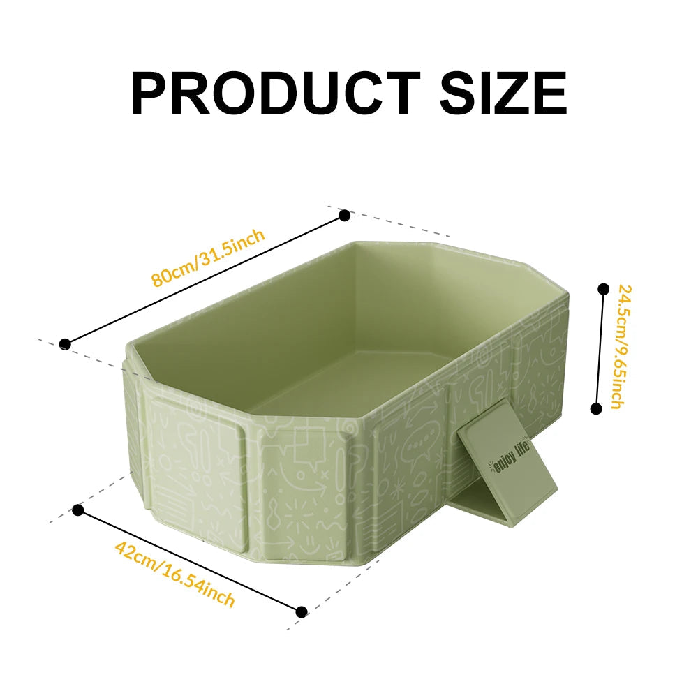 Foldable Portable Baby Bathtub - Safe and Relaxing Bathing Anywhere