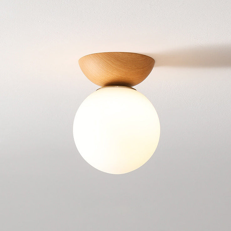 Glass Sphere Ceiling Lamp