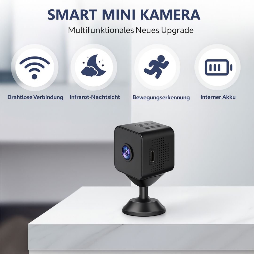 Compact Camera | Remote Live Viewing | Night Vision with Motion Sensors | SafeOrbit