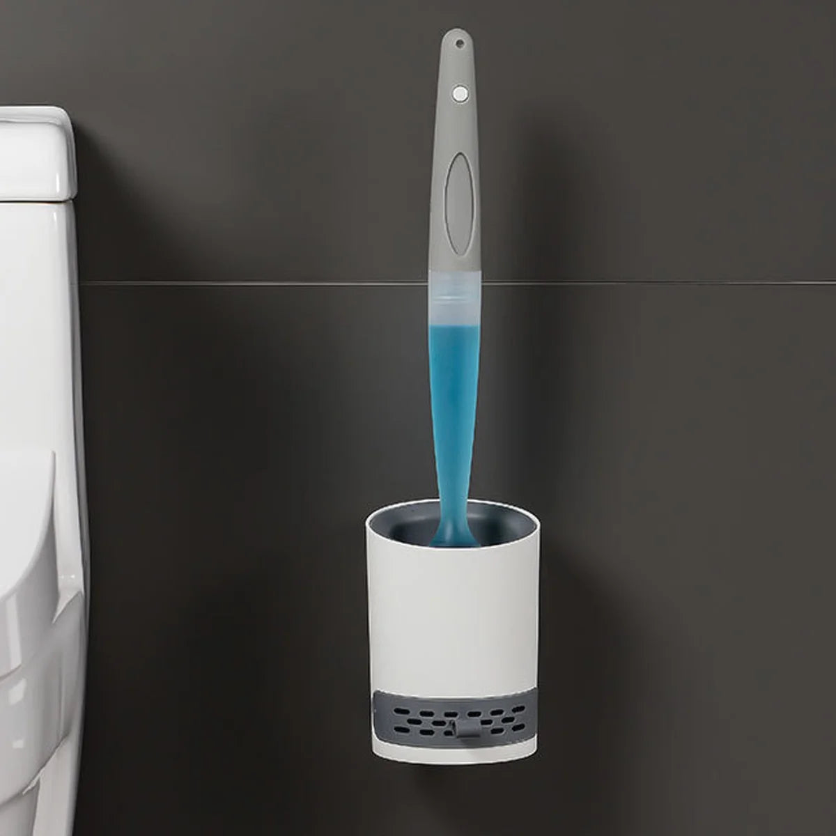 Silicone Toilet Brush for Effortless, Scratch-Free Cleaning