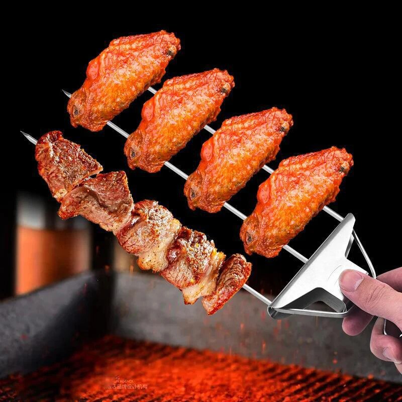 BlazeCraft™ Pro Skewers — Effortless Grill Mastery for Juicy, Perfectly Seared BBQ Every Time