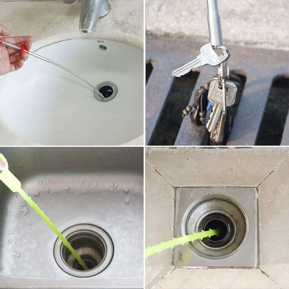 Drain Cleaning Tool - Gently Unclogs Pipes for a Stress-Free Home