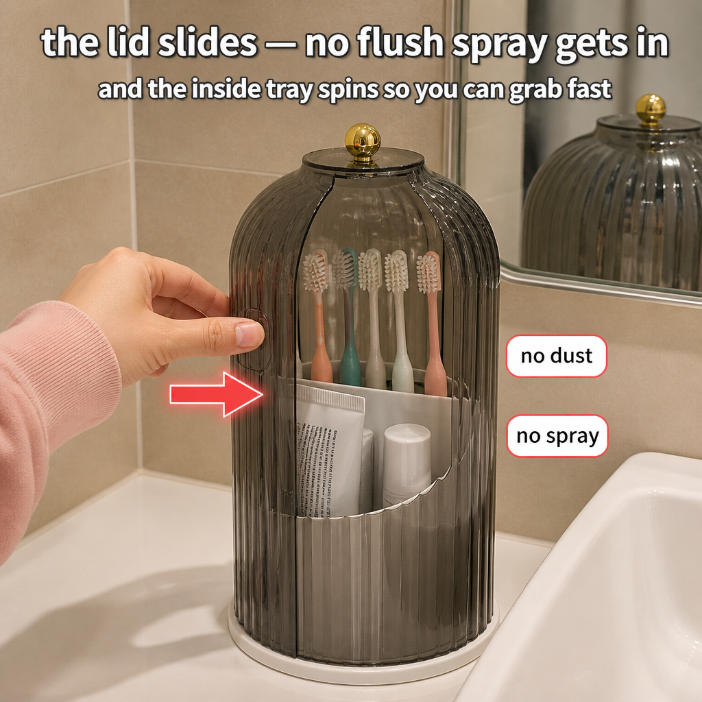 MetroLux™ Brush & Beyond Organizer — Transform Bathroom Chaos into Fresh, Clutter-Free Calm