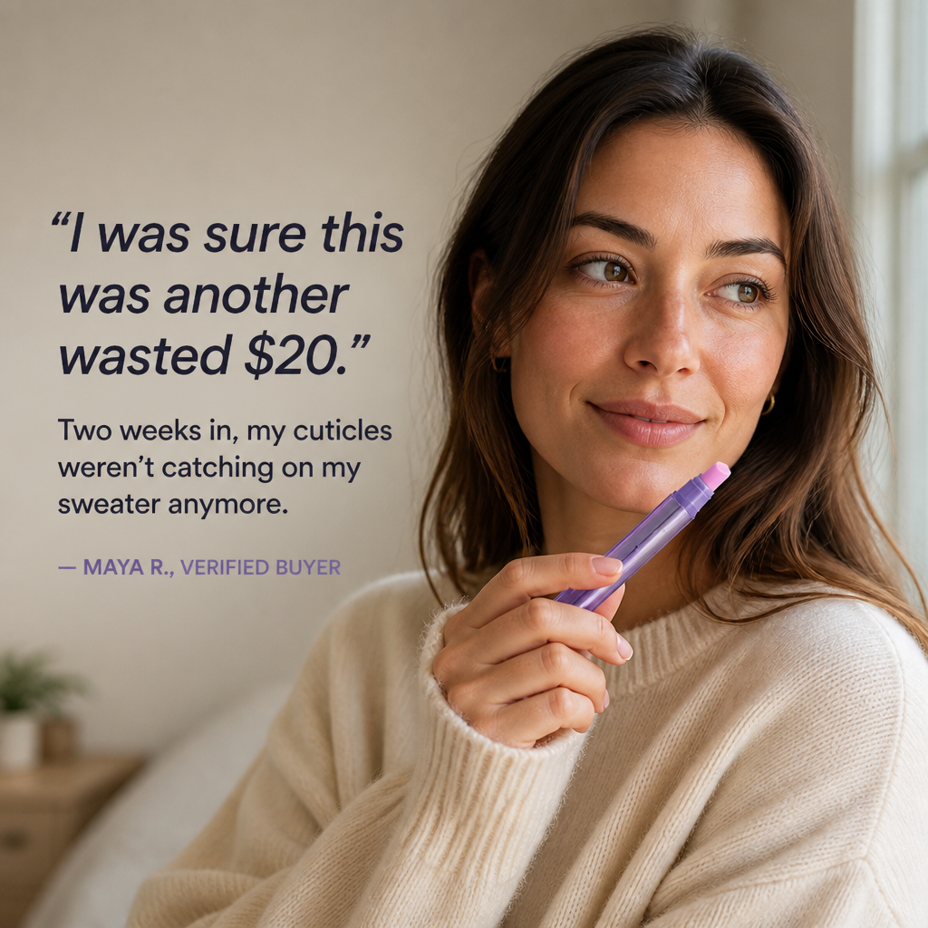 VitaNail™ — Rebuild Post-Gel Nails With This 3-in-1 Buffer Oil Pen