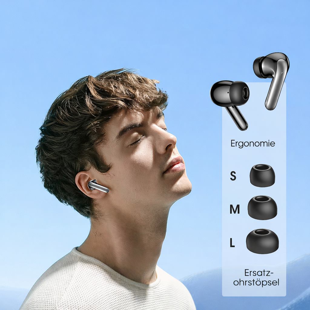 Wireless Earphones | In-Ear Headsets | Extended Listening Comfort & Crisp Calls | Voltiva