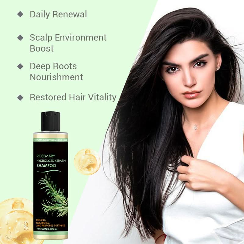 ViraSage™ Rosemary Keratin Shampoo — Unleash Fuller, Stronger Hair That Turns Heads