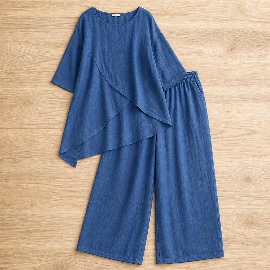 SerenaAura™ Two-Piece Loose Set — Unleash Effortless Confidence with Every Move