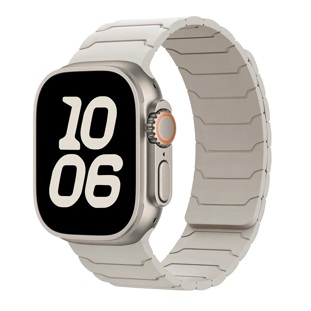 Silicone Magnetic Watch Band for Apple Timepiece