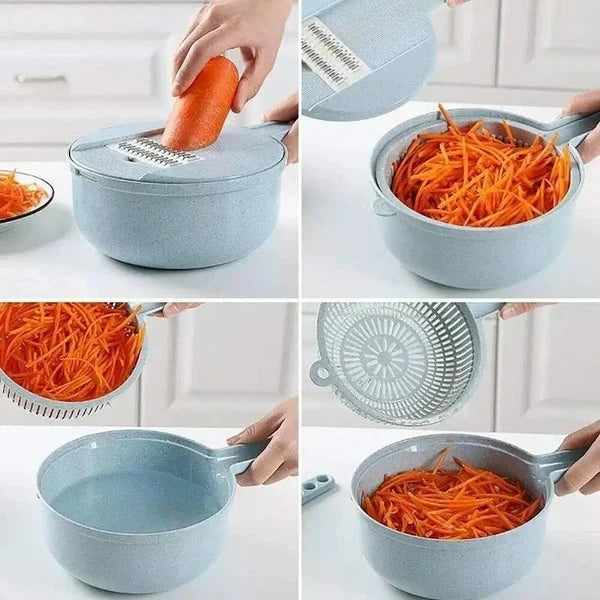 12-in-1 Vegetable Slicer – Transform Your Kitchen into a Clean Cooking Haven