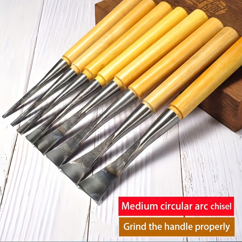 3-Piece Precision Chisel Set with Fixed Blade Measurements